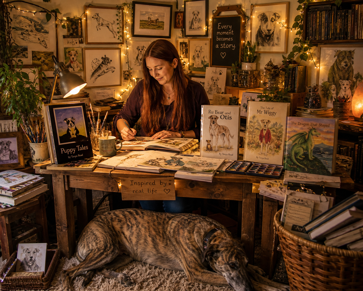 The dogs behind the Stories